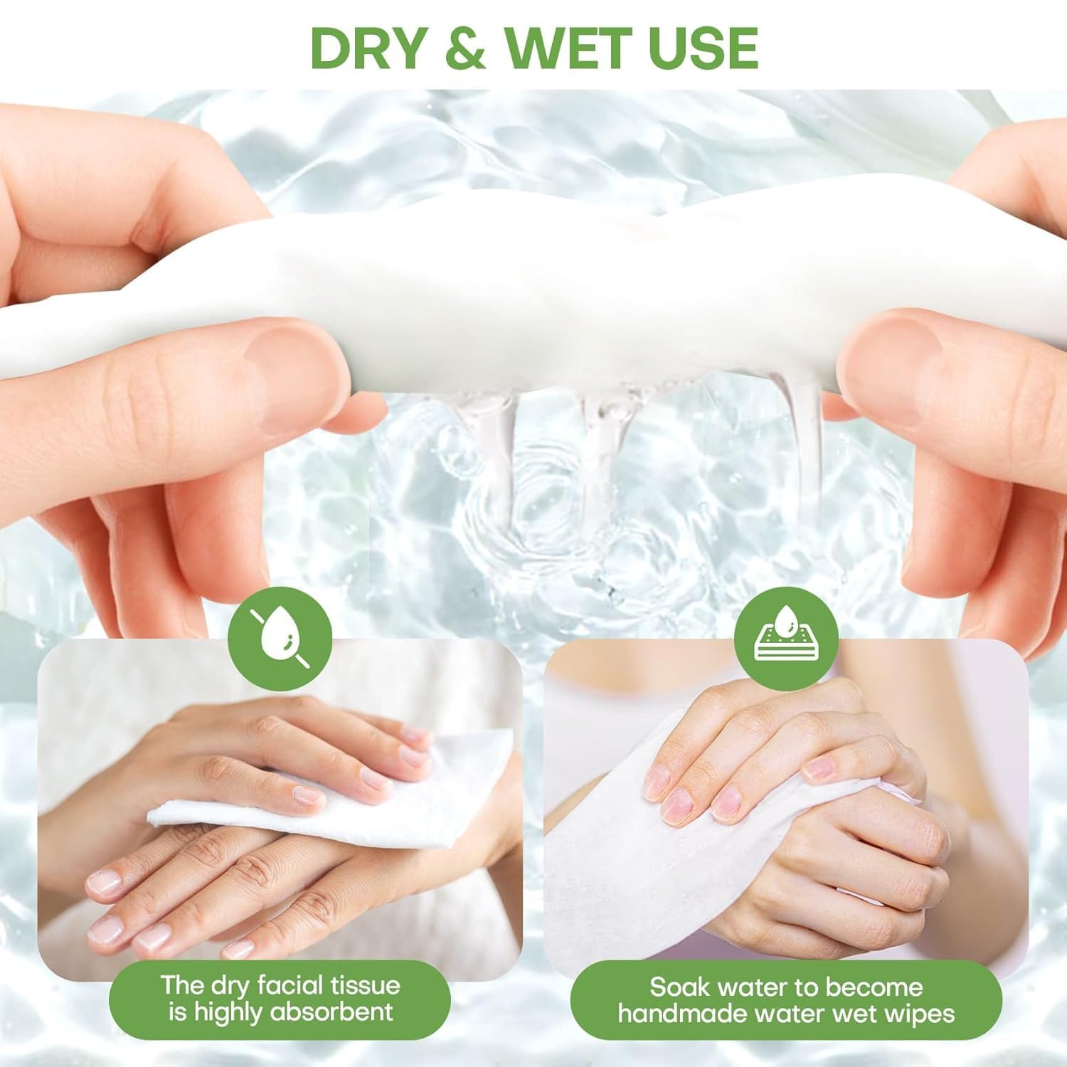 1000Pcs Compressed Towel Mini Tablets Disposable Face Towelette with 4 Cases, Coin Tissue Facial Cleansing Towels Washcloths for Travel Home Hand Wipes, Camping, Hiking, Outdoor, Ultra Soft and Thick
