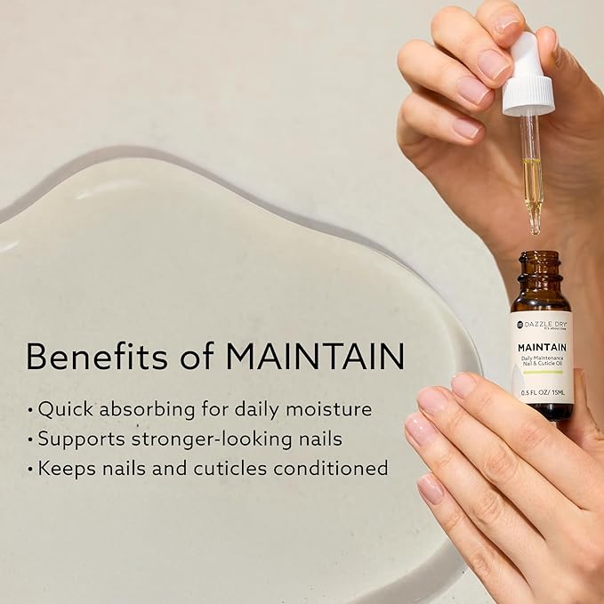 Dazzle Dry Maintain Daily Maintenance Nail & Cuticle Oil, 0.5 oz (15 mL)