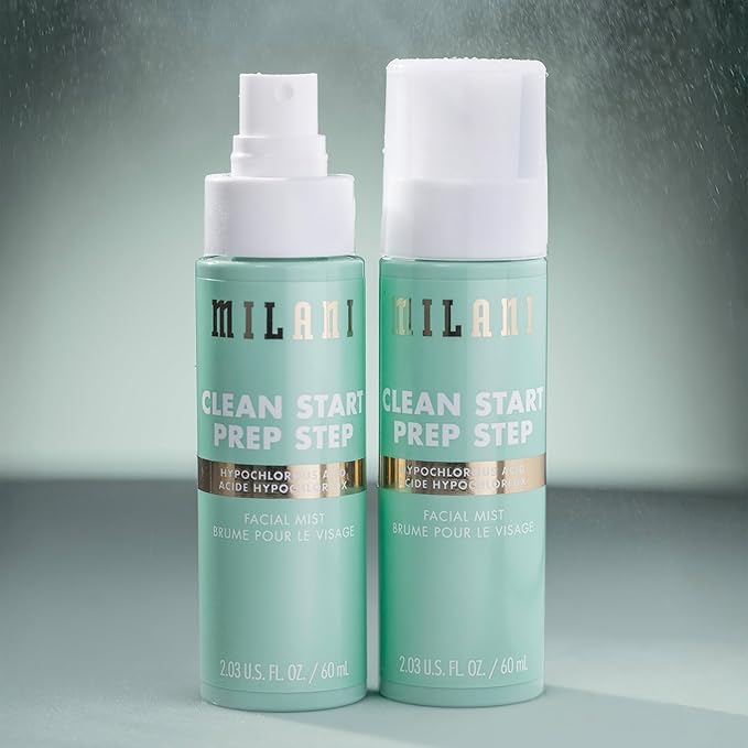 Milani Clean Start Prep Step Hypochlorous Acid Facial Mist, Pack of 1