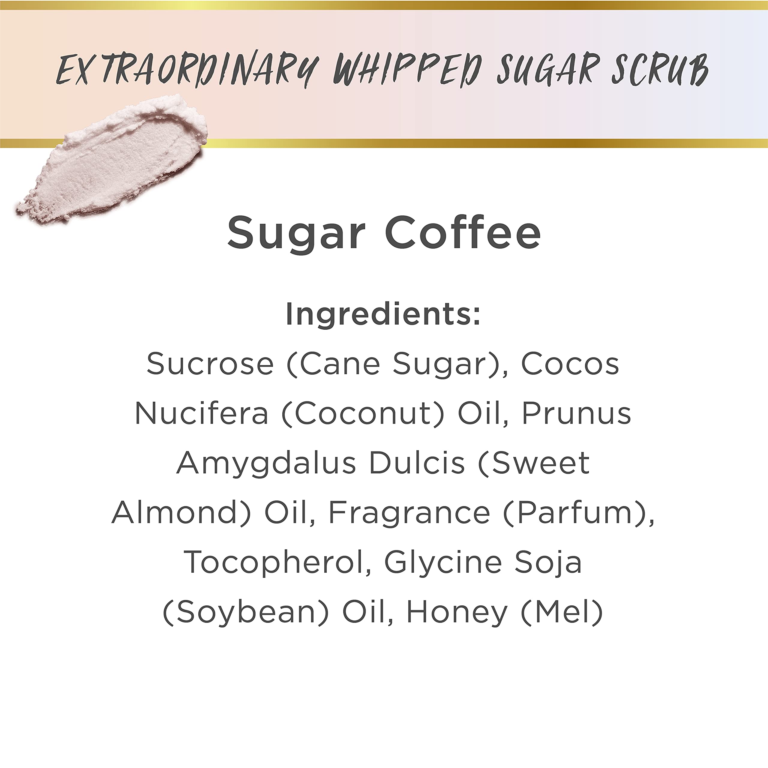 LALICIOUS Sugar Coffee Extraordinary Whipped Sugar Scrub - Cane Sugar Body & Foot Scrub, Exfoliating & Moisturizing Skin Care with Coconut Oil & Honey, No Parabens | TRAVEL SIZE (2oz)