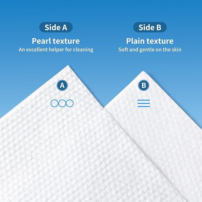 Matern'ella Clean Face Towels Disposable Facial Washcloths Hanging 332 Cts