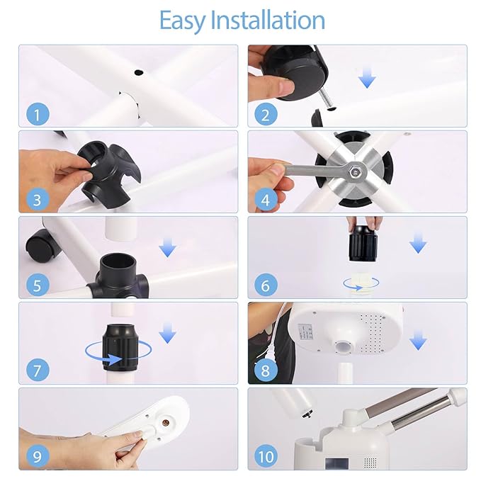 Facial Steamer with Hot & Cold Mist Function, 2 in 1 Facial Steamer for Beauty Salon