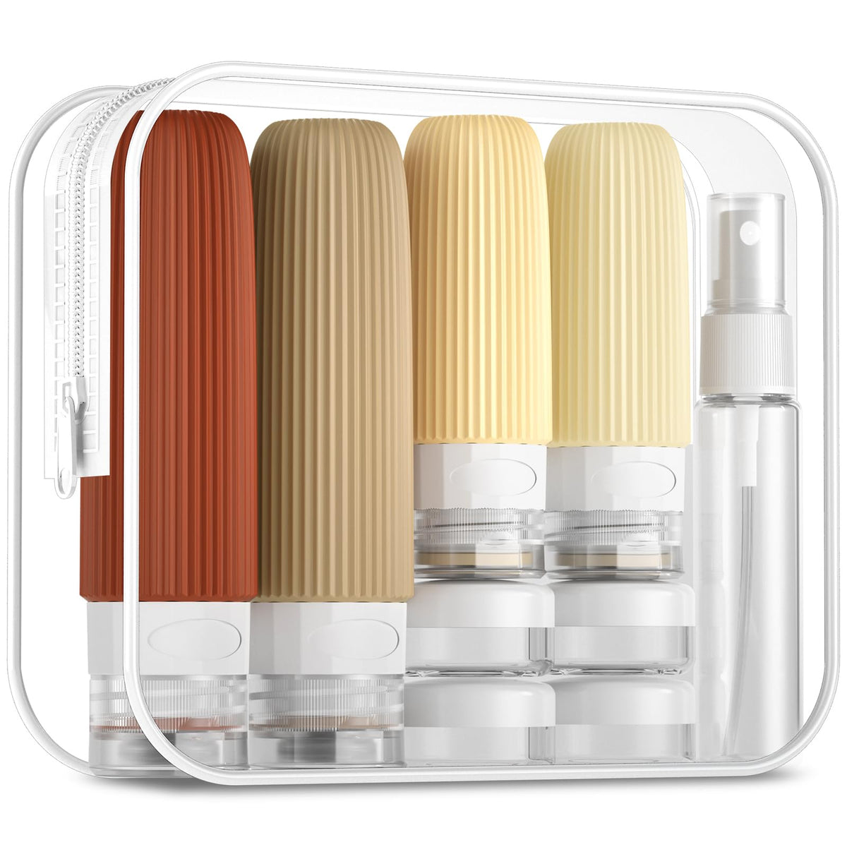 Mrsdry 16 Pack Travel Bottles for Toiletries, Large 6oz Silicone Travel Containers, Leak Proof Refillable Liquid Shampoo And Conditioner Travel Essentials