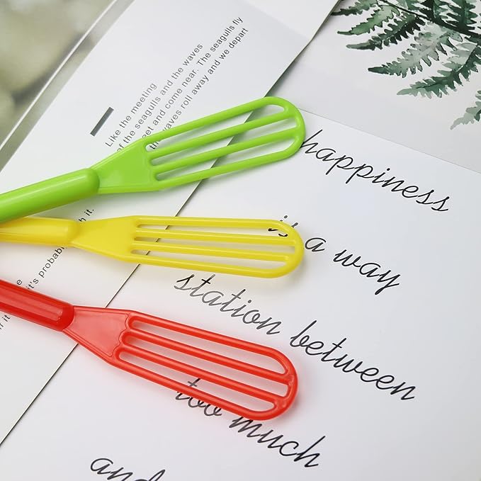 DIYstore, 10 PCS Plastic Hair Coloring Mixer,Hair Color Whisks Dye Cream Mixer,Tint Color Cream Colorful Spoon Applicator Hair Bleaching Highlight Tool for Home Barber Shop Salon