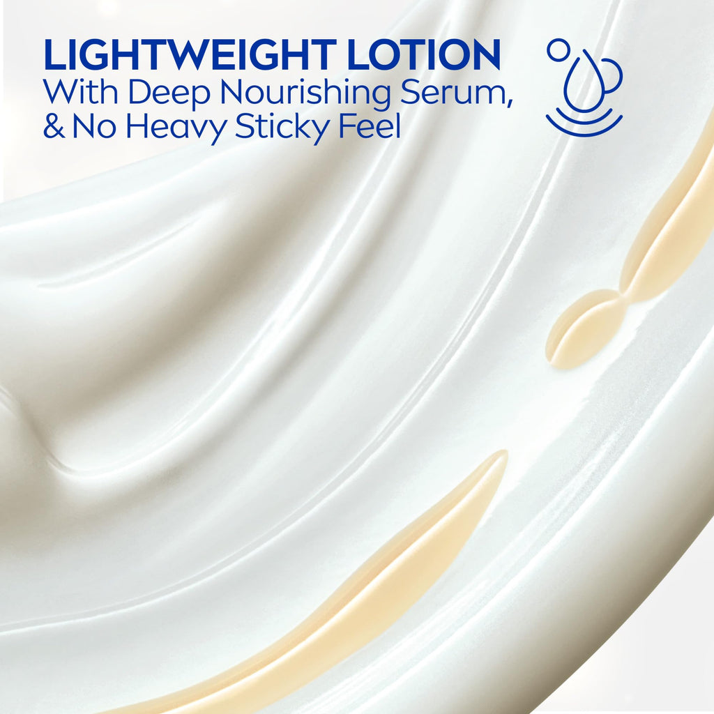 NIVEA Smooth Daily Moisture Body Lotion, Shea Butter 16.9 oz (Pack of 2)