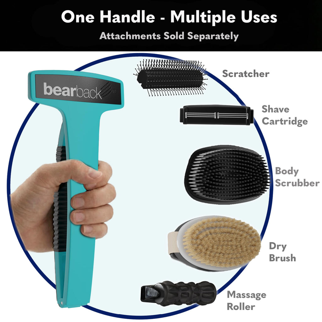 bearback Long Handle Lotion Applicator for Back, Legs & Feet, Women/Men