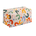 HHQQWZ Makeup Bag Travel Cosmetic Bag for Women Girls, Zipper Make Up Pouch, Floral Flowers Toiletry Organizer Makeup, Portable Storage Bag, Cosmetic Travel Cloth Bag (UU Colourful)