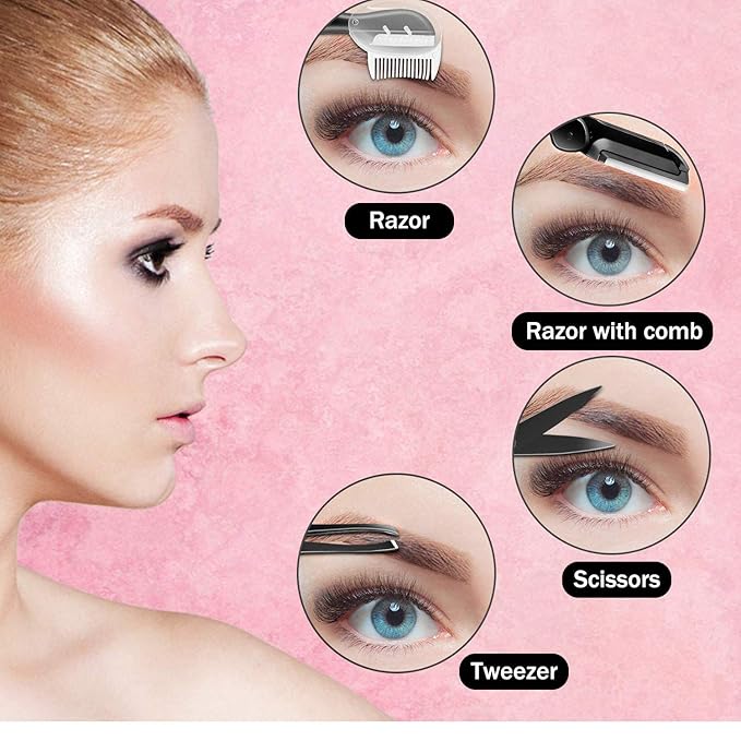Eyebrow Kit, Multipurpose Exfoliating Dermaplaning Tool Face kits