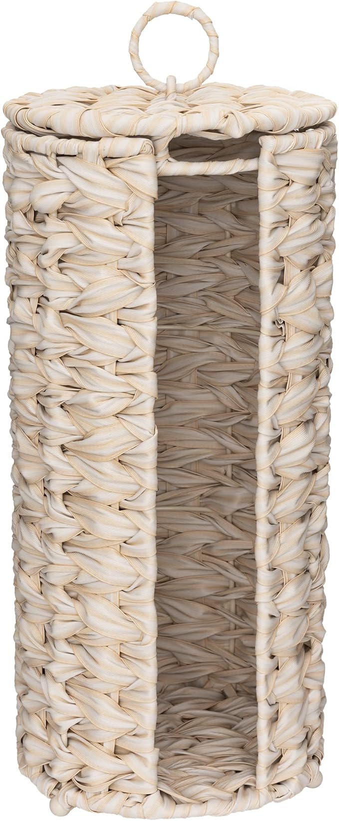 GRANNY SAYS Toilet Paper Storage Holder, Bathroom Toilet Paper Holder Stand, Woven Bathroom Baskets for Bathroom, Free Standing Organizer for Bathroom Storage