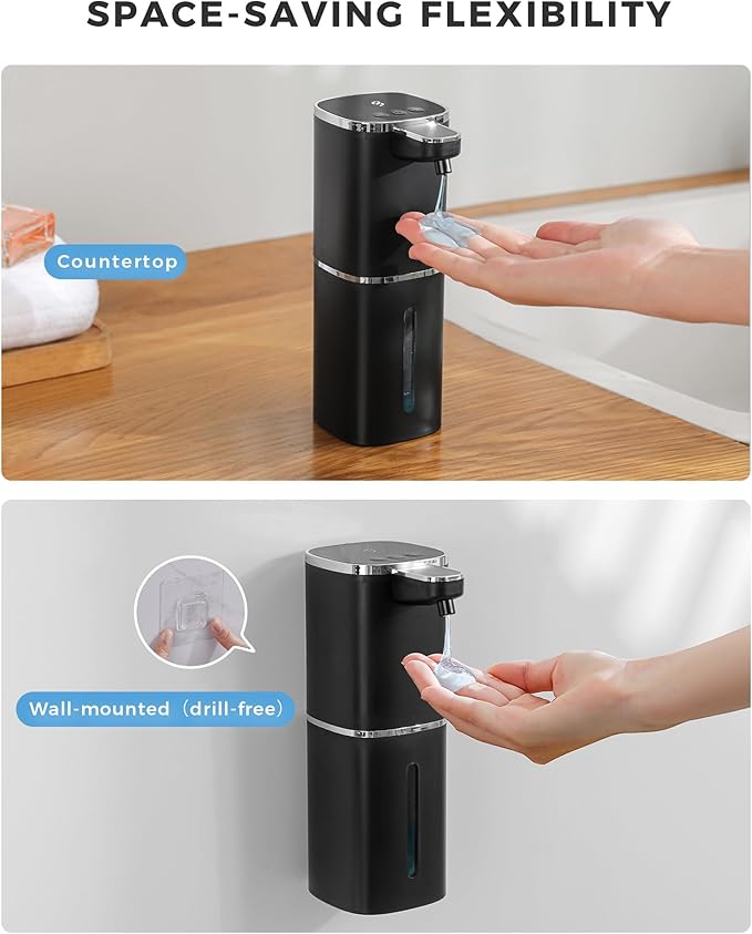 DODO MEKIA 2 Pack Automatic Soap Dispenser Touchless, Rechargeable