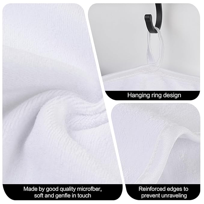 SINLAND Microfiber Facial Cloths Fast Drying Washcloth 8inch x 8inch Absorbent Face Wash Cloth Soft Makeup Remover Cloths