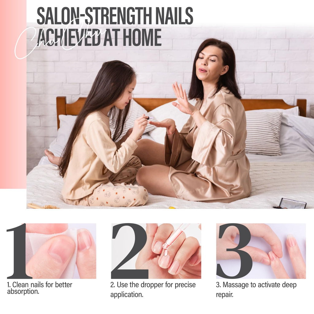 CHUCHU Vegan Cuticle Oil for Nails: Pomegranate Jojoba Nail Cuticle Oil with Vitamin B & E for Moisturizes Cuticle and Nail's Skin - Prevents Hangnails and Chapped 15ML