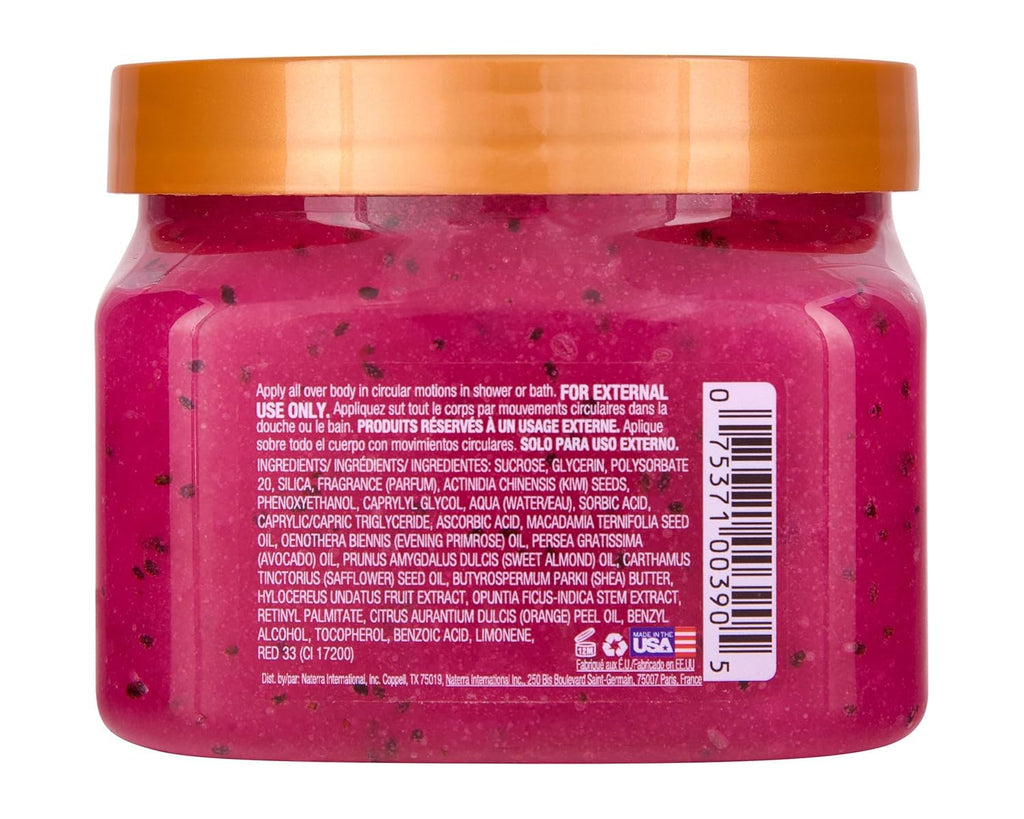 Tree Hut Dragon Fruit Body Scrub, Exfoliating Sugar Scrub, Vegan, 18 Oz