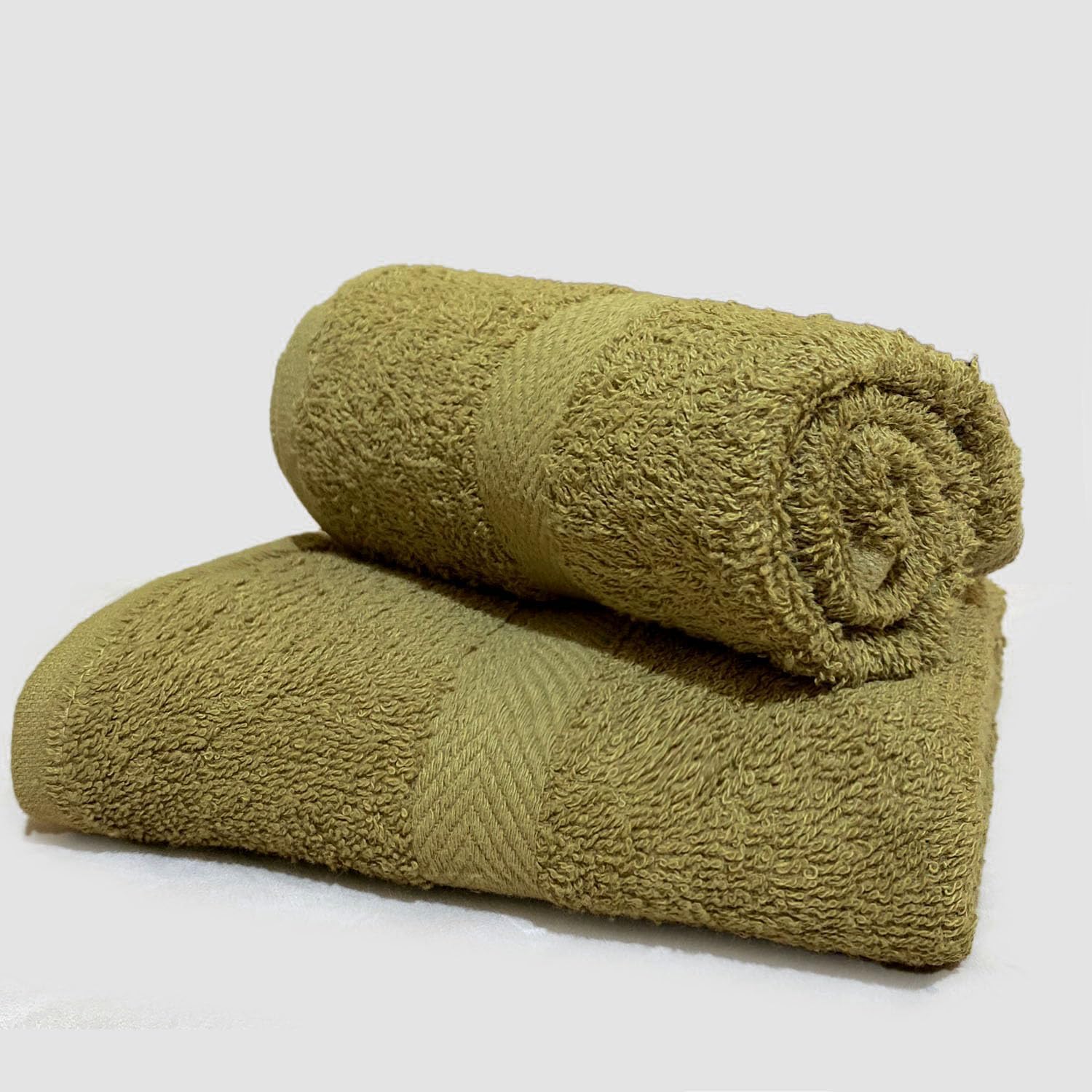 Beige Salon Towels - 16 x 27 Inch Soft Cotton Hand Towels for Hair Stylists, Barbers & Spas - Quick Dry, Durable Towel for Facial, Pedicure, Manicure & Massage Use - Pack of 12