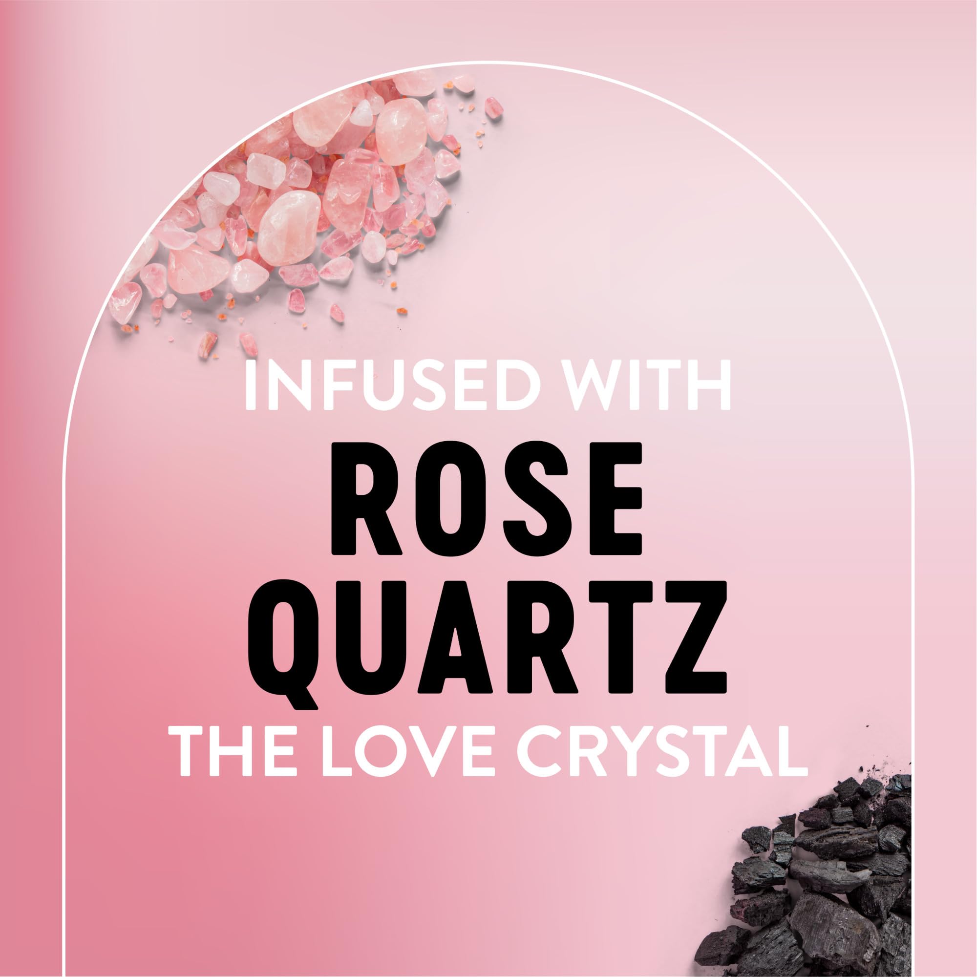 Biore Rose Quartz + Charcoal Daily Purifying Cleanser, Oil Free, 6.77 Oz