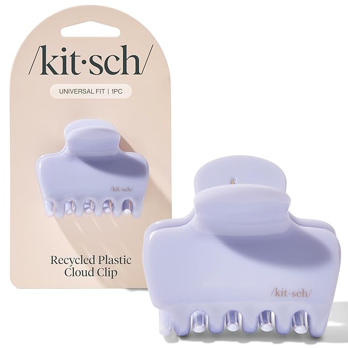 Kitsch Hair Clips for Women - Strong Hold Claw Clips | Non-Slip, Durable Plastic | Stylish Hair Accessories for Everyday Use - Hydrangea Breeze, 1pc