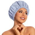 Edoneery Reusable Shower Caps for Women, Waterproof Long Hair Bonnet