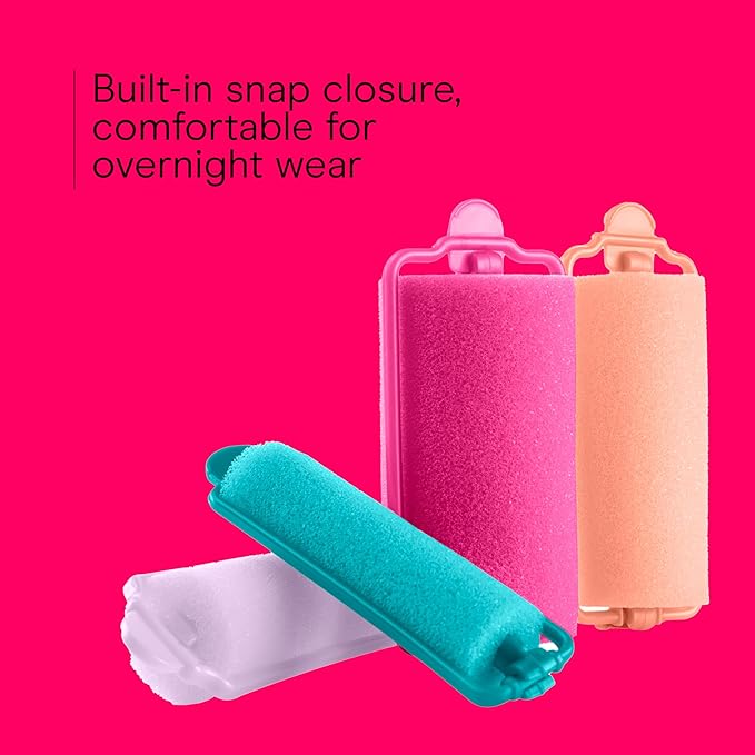 Conair Foam Overnight Heatless Curls Hair Rollers