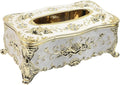 Geesatis Tissue Box Cover, Rectangle Tissue Box Holder,9" L x 5" W x 3.7" H