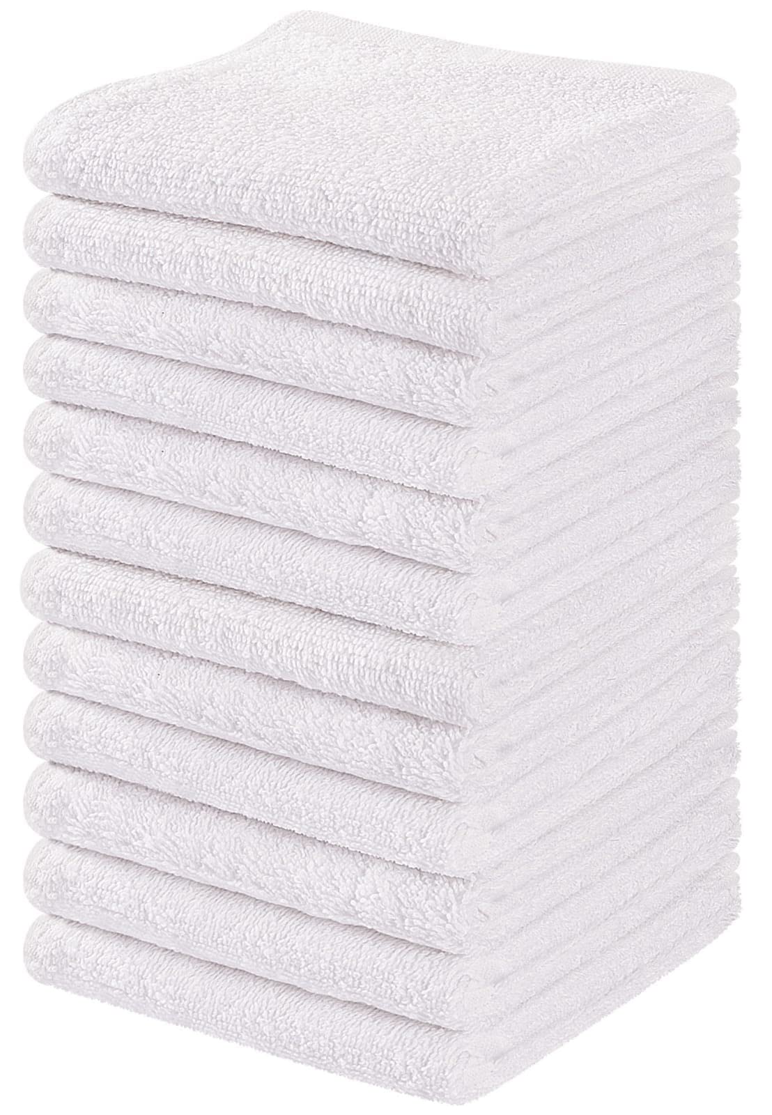 Towel and Linen Mart 100% Cotton 6 Pack Bath Towel Set, Quick Dry, Super Absorbent, Light Weight, Soft, (27 x 54 Pack of 6) (27 x 54 6 Pack, Plum, Pink, Beige, Grey, White, Peach)