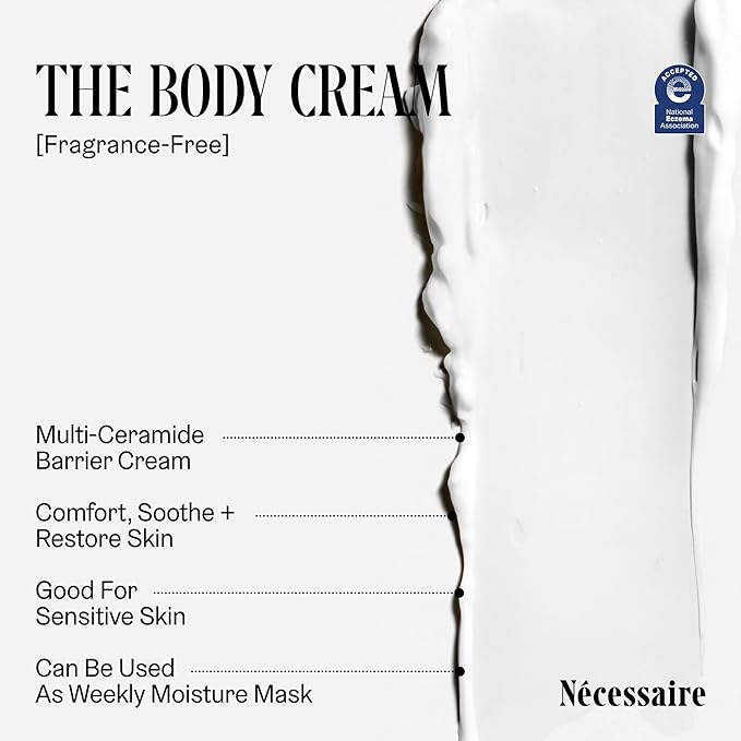 The Body Cream. Rich Barrier Repair Niacinamide/Ceramides/Hyaluronic Acid