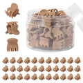YOHAMA 36Pcs Khaki Mini Hair Claw Clips for Women&Girls, Strong Bangs Clips