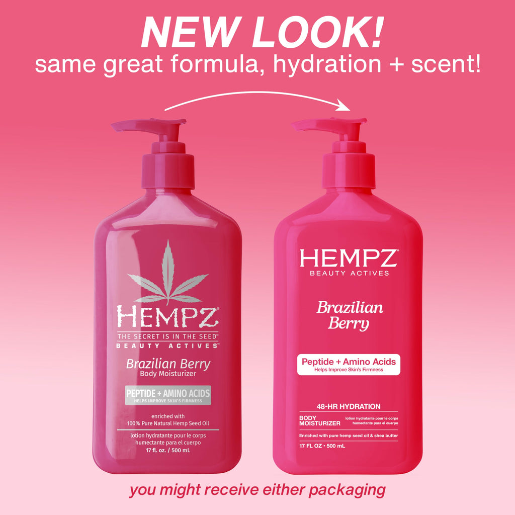 Hempz Brazilian Berry Moisturizing Body Lotion - 17 Fl Oz