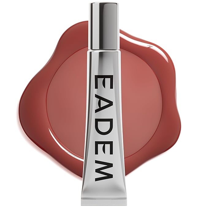 EADEM Le Chouchou Lip Softening Balm, Lip Gloss for Women, Overnight Hydrating & Moisturizing Luxury Lip Balm, 0.5 oz, Burnt Malai