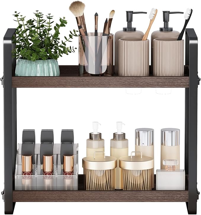 HNRLOY Bathroom Counter Organizer, Bathroom Counter Shelf, Makeup Organizer