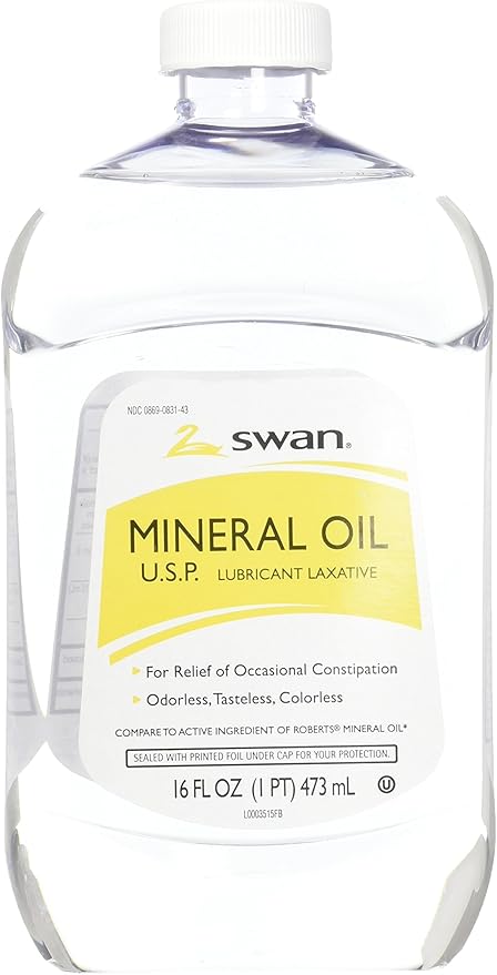 Swan 16 Oz. Tasteless Mineral Oil - 1 Each