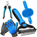NVNAN 5-in-1 Pet Grooming Kit with Deshedding Rake