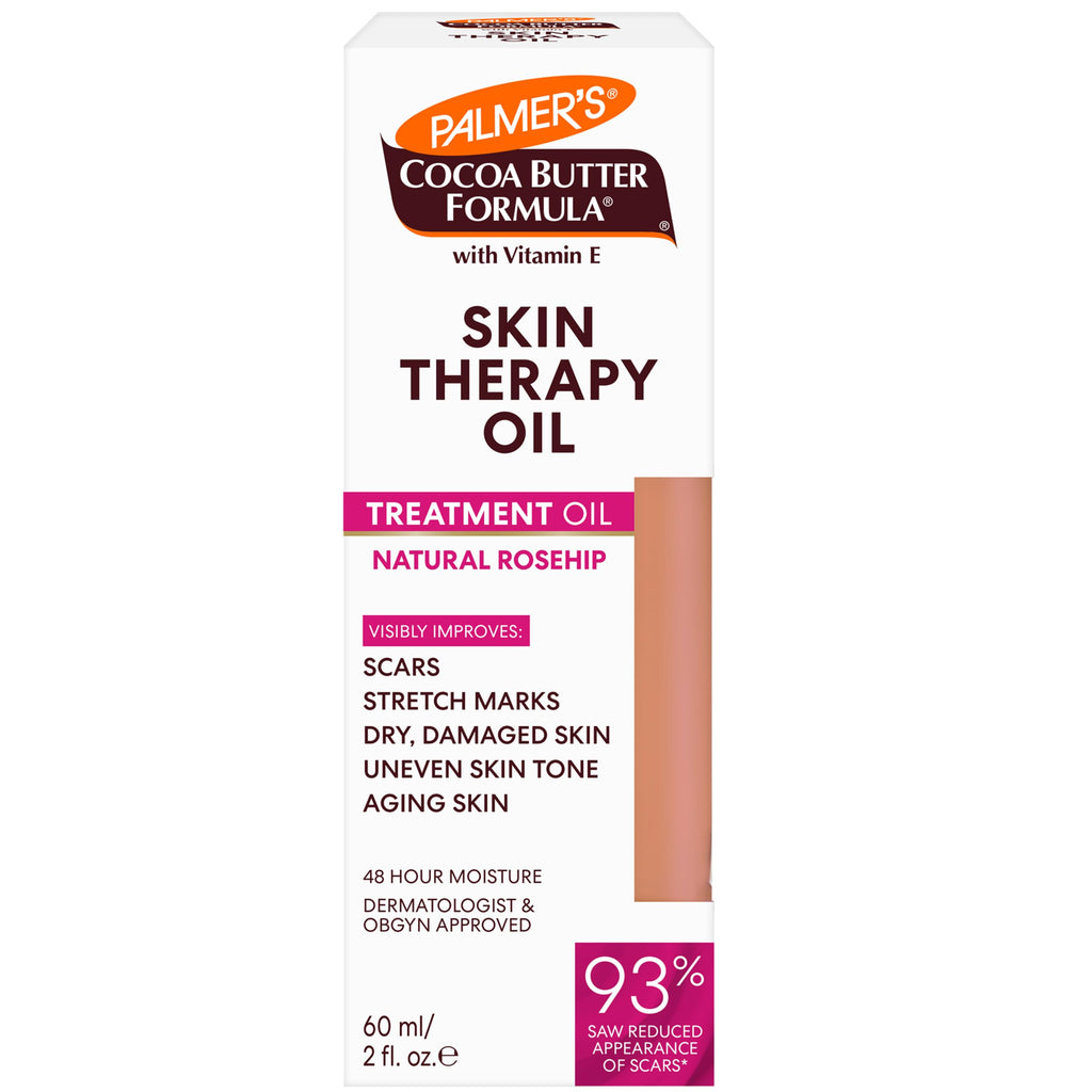 Palmer's Cocoa Butter Formula Skin Therapy Moisturizing Body Oil with Vitamin E, Rosehip Fragrance, 2 Ounces