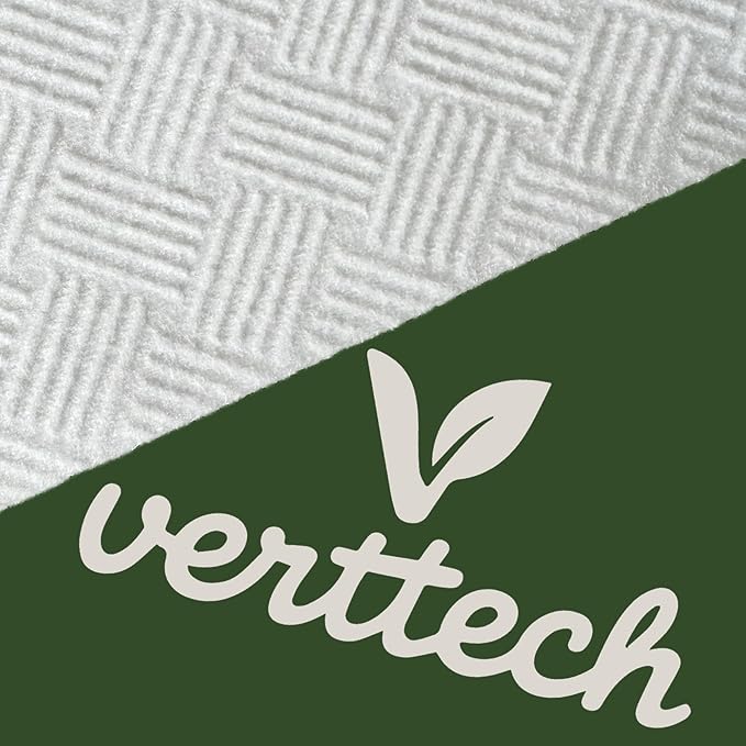 verttech™ Diamond Weave Face Towelettes Disposable XL, 100 Count (2PK), 10"x12" Clean Towels for Face, Disposable Facial Towels & Washcloths, Makeup Remover Wipes & Face Towels Clean Skin
