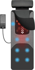 COMFIER FSA Shiatsu Full Body Massage Mat with Heat, HSA Eligible Graphene Heating Back Massage Pad for Pain Relief Deep Tissue Kneading & Vibration, Chair Massager for Bed, Ideal Gifts for Men Women