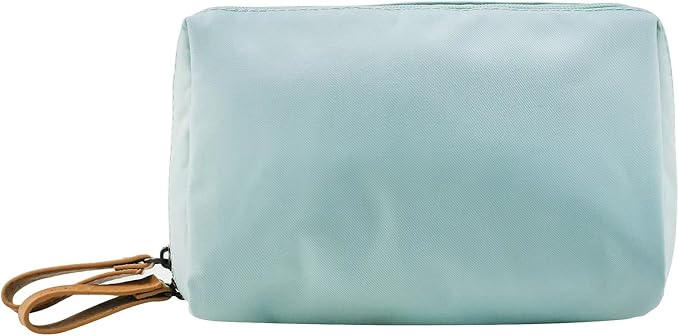 Kososuru Small Makeup Bag for Purse Portable Waterproof Cosmetic Bag Travel Makeup Pouch for Women (Sky blue, Square)