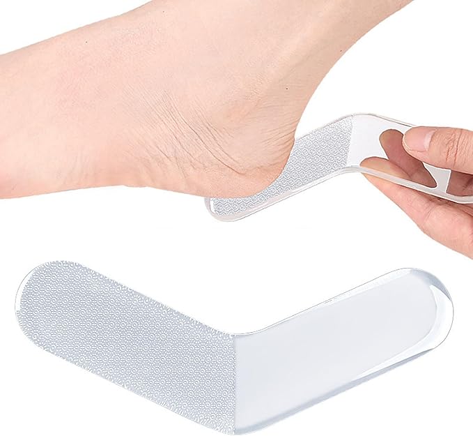 ESUOHYM Glass Foot File Triangle Shaped Callus Remover Feet Heel Scrubber Dead Skin Scraper Pumice Stone Professional Pedicure Tools for Women and Men