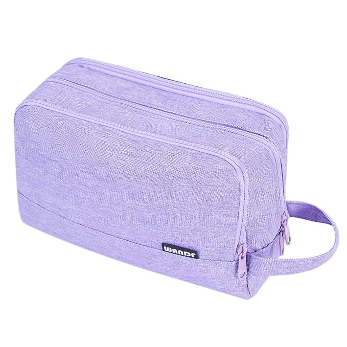 WANDF Travel Toiletry Bag for Men, Small Dopp Kit for Toiletries