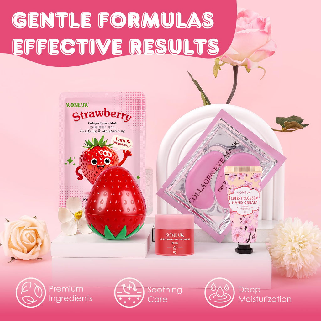 15 PACK Skincare Gifts Set for Teen Girls, Travel Kit & Skin Care Gifts