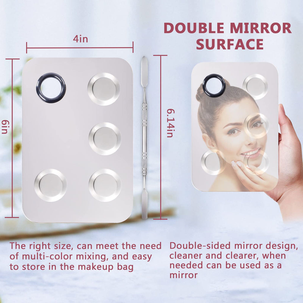 Makeup Mixing Palette, Foundation Makeup Palette Cosmetic Palette Spatula