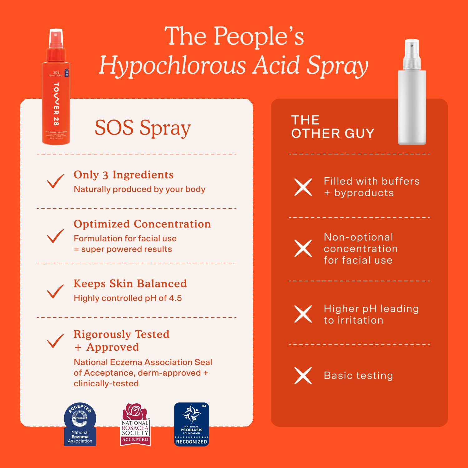 Tower 28 SOS Daily Rescue Soothing Hypochlorous Acid Spray for Face (2 ct)
