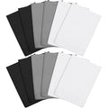 Tatuo 12 Pack Korean Exfoliating Mitt & Cloth, Viscose Rayon Dead Skin Remover Washcloth, Multi Color Body Scrub Towel for Shower Spa Travel(Small,White, Black, Gray)