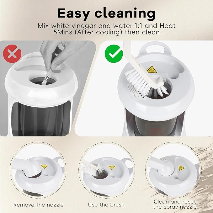 lailelaodi Table Facial Steamer, Face Steamer with Extendable Arm Nano Ionic Steamer for Home Salon Spa or Personal Care