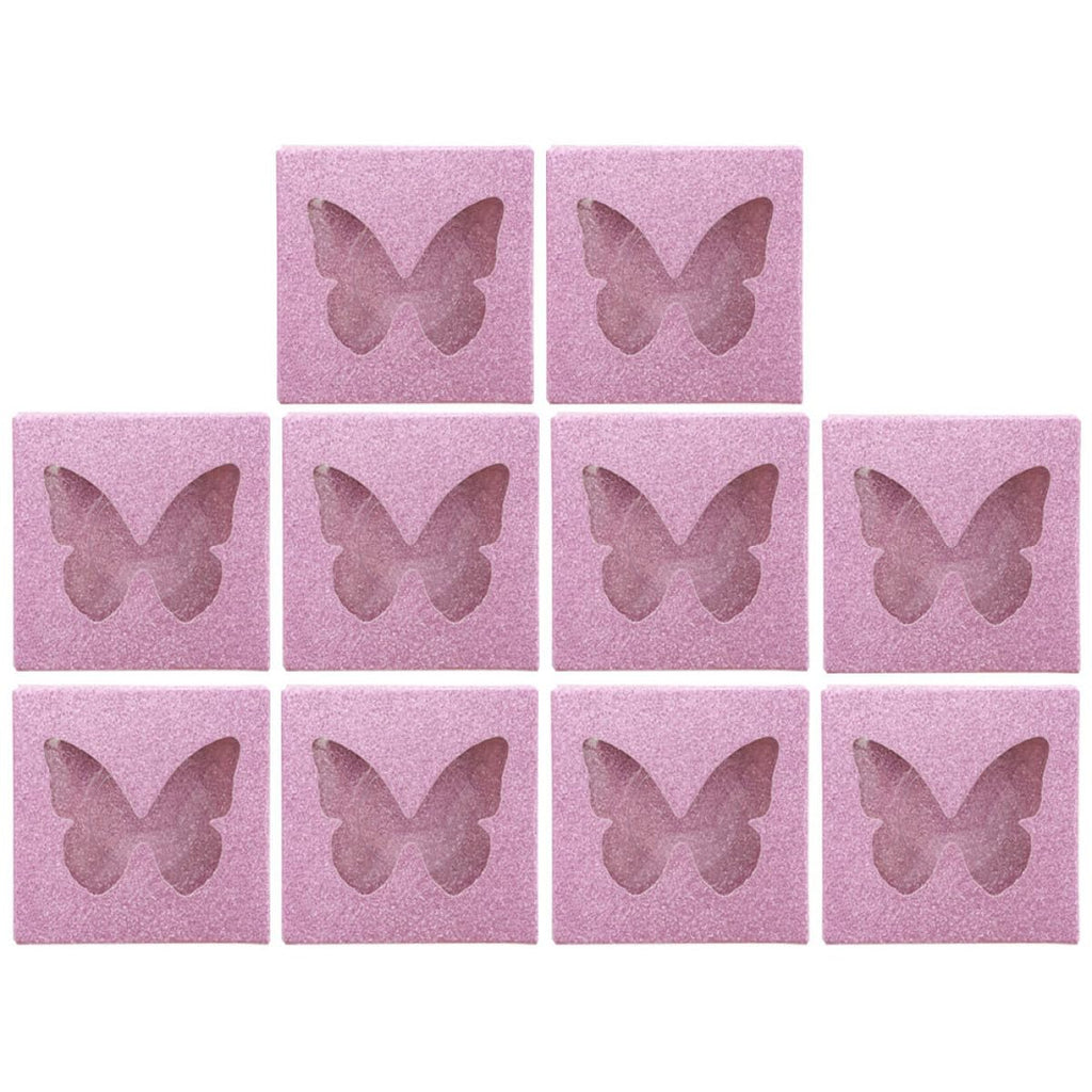 DOITOOL Eyelash Storage Box 10 X Boxes 10 X Lash Trays 10 X Paper Cards