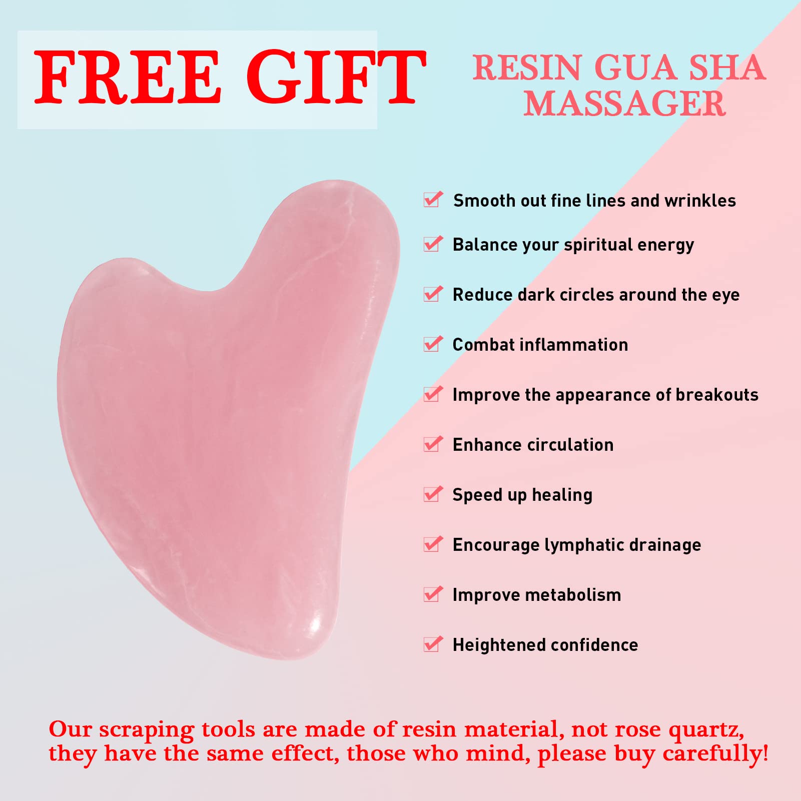 VANALIA Ice Roller & Gua Sha Set for Face, Eyes & Neck - Blue