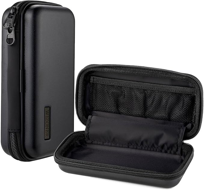Trimmer Case, Razor Storage Bag Shaver Travel Hard EVA Box for Electric Trimmer and Accessories - Case Only (Black)
