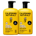California Naturals Glow Body Wash Sunset Citrus 2-Pack, Hydrating Body Wash for Soft Glowing Skin, Gentle Skin Care for Women & Men, Natural, Vegan, Cruelty, Paraben & Sulfate Free, 20 oz