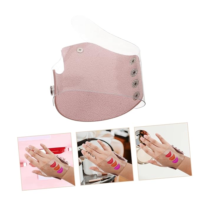 CALLARON Makeup Mixing Palette Hand Tray Makeup Artist Essential Foundation Eye Shadow Mixing Plate