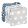 3 PCS Sanitary Pad Storage Bag Portable Period Bag for Teen Pads/Sanitary Napkins/Tampons, Sanitary Napkin Storage Bag First Period Gifts for School, Daily Hygiene Bag Travel Containers(Grey, Blue)