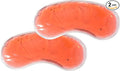 2 Pack Warming or Cooling Insert for Sleep Masks, Eye Mask, Silicone Gel Pack (Red)