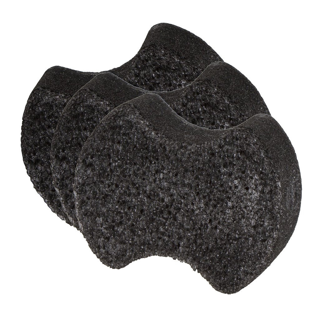 Spongeables Pedi Scrub Foot Exfoliating 20+ Wash Sponge, Sweet Sangria, 3 Count